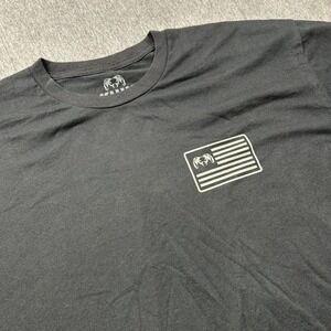 Kuiu Tshirt Black Mens 2XL Short Sleeve Flag Logo Ram